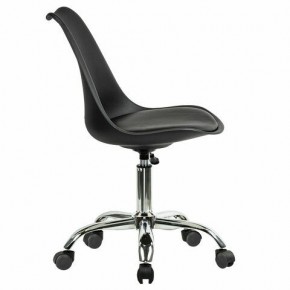 Кресло стул BRABIX "Eames MG-310 CH", хром, пластик черный, экокожа черная, 532925 в Муравленко - muravlenko.mebel24.online | фото 3