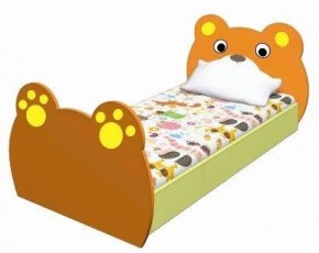 Кровать детская Медвежонок К-1V МДФ (600*1400) в Муравленко - muravlenko.mebel24.online | фото