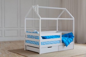 Кровать-домик 80*160 Белый в Муравленко - muravlenko.mebel24.online | фото 4