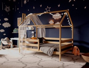 Кровать-домик 80*160 без покраски в Муравленко - muravlenko.mebel24.online | фото 2
