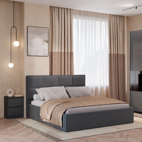 Кровать Линда КР-16 (Графит) 1600 в Муравленко - muravlenko.mebel24.online | фото 2