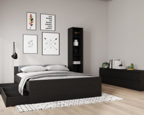 Кровать ОРИОН двухспальная с ортопедическим основанием 160х200, цвет Дуб Венге в Муравленко - muravlenko.mebel24.online | фото 3