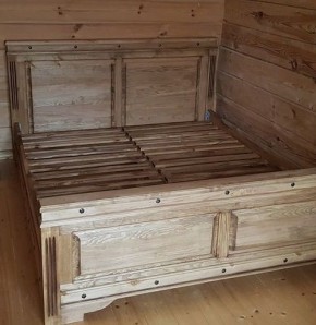 Кровать "Викинг 01" 1400 массив в Муравленко - muravlenko.mebel24.online | фото 2