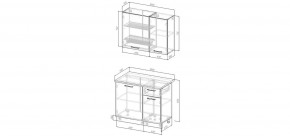 Кухонный гарнитур Белый Глянец 1000 (Стол. 26мм) в Муравленко - muravlenko.mebel24.online | фото 3