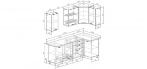Кухонный гарнитур Белый Глянец 2200*1000 (Стол. 38мм) в Муравленко - muravlenko.mebel24.online | фото 2