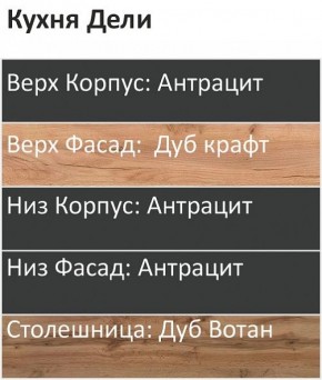 Кухонный гарнитур Дели 1800 (Стол. 26мм) в Муравленко - muravlenko.mebel24.online | фото 3