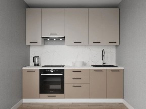 Кухонный гарнитур Каппучино 2400 h950 (Стол. 38мм) в Муравленко - muravlenko.mebel24.online | фото