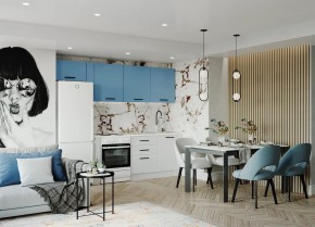 Кухонный гарнитур Капри 2550 (Стол. 26мм) в Муравленко - muravlenko.mebel24.online | фото