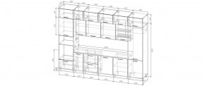 Кухонный гарнитур Капри 3400 (Стол. 26мм) в Муравленко - muravlenko.mebel24.online | фото 2
