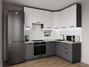 Кухонный гарнитур Меренга 2200*1600 h950 (Стол. 26мм) в Муравленко - muravlenko.mebel24.online | фото