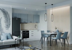 Кухонный гарнитур Ниагара 2550 (Стол. 38мм) в Муравленко - muravlenko.mebel24.online | фото