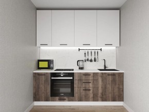 Кухонный гарнитур Старое Дерево 2200 h950 (Стол. 26мм) в Муравленко - muravlenko.mebel24.online | фото