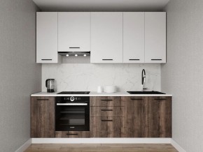 Кухонный гарнитур Старое Дерево 2400 h950 (Стол. 38мм) в Муравленко - muravlenko.mebel24.online | фото