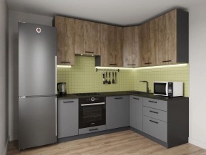 Кухонный гарнитур Умбра 2200*1600 h950 (Стол. 26мм) в Муравленко - muravlenko.mebel24.online | фото