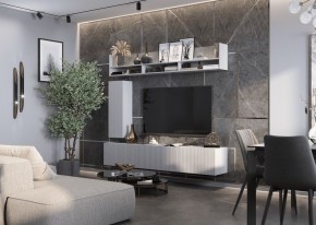КВИНТА Гостиная 1600 (белый лофт) в Муравленко - muravlenko.mebel24.online | фото 1