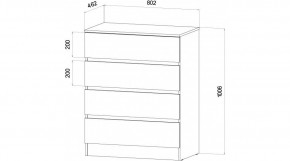ЛЕНОРА Спальный гарнитур (модульный) графит в Муравленко - muravlenko.mebel24.online | фото 3