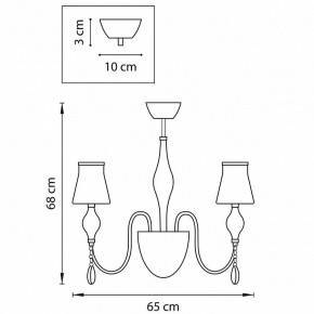 Люстра на штанге Lightstar Escica 806050 в Муравленко - muravlenko.mebel24.online | фото 6