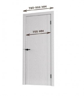 Межкомнатная дверь Bolivar Каньон браун (комплект) 700 в Муравленко - muravlenko.mebel24.online | фото