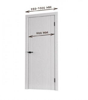 Межкомнатная дверь Bolivar Каньон браун (комплект) 900 в Муравленко - muravlenko.mebel24.online | фото