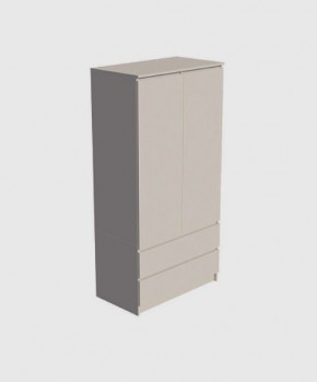 МОРИ МШ 900.1 Шкаф с 2-мя дв. и 2-мя ящ. (Сатин) в Муравленко - muravlenko.mebel24.online | фото 2