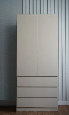 МОРИ МШ 900.2 Шкаф с 2-мя дв. и 3-мя ящ. ВЫСОКИЙ (Сатин) в Муравленко - muravlenko.mebel24.online | фото 1