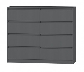 МС "Хилтон" Комод №3 1200 (8 ящ.) графит в Муравленко - muravlenko.mebel24.online | фото 2
