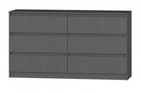 МС "Хилтон" Комод №5 1400 (6 ящ.) графит в Муравленко - muravlenko.mebel24.online | фото 2