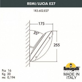 Накладной светильник Fumagalli Lucia 1R3.602.000.AYE27 в Муравленко - muravlenko.mebel24.online | фото 2