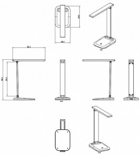 Настольная лампа офисная Arte Lamp London A5124LT-1BK в Муравленко - muravlenko.mebel24.online | фото 2