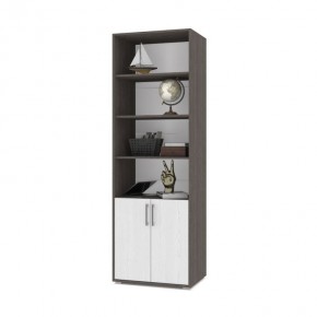 ОЛИВИЯ О21 Шкаф-стеллаж (анкор темный/анкор светлый) в Муравленко - muravlenko.mebel24.online | фото