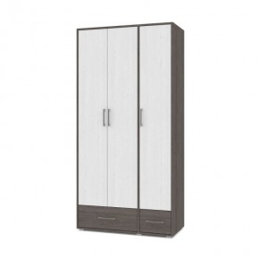 ОЛИВИЯ О32 Шкаф 3-х дверный (анкор темный/анкор светлый) в Муравленко - muravlenko.mebel24.online | фото