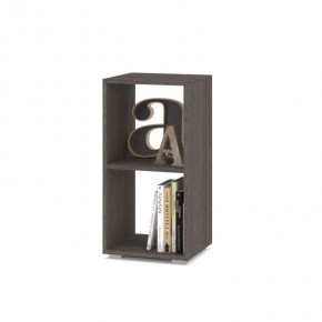 ОЛИВИЯ О52 Стеллаж (анкор темный) в Муравленко - muravlenko.mebel24.online | фото