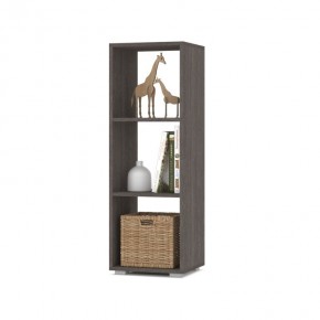 ОЛИВИЯ О53 Стеллаж (анкор темный) в Муравленко - muravlenko.mebel24.online | фото