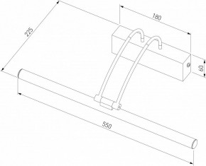Подсветка для зеркала Elektrostandard Simple a063698 в Муравленко - muravlenko.mebel24.online | фото 3