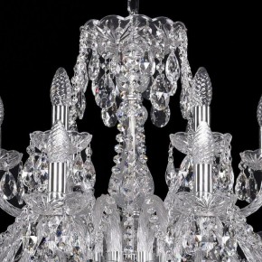 Подвесная люстра Bohemia Ivele Crystal 1411 1411/12+6/300/Ni в Муравленко - muravlenko.mebel24.online | фото 4