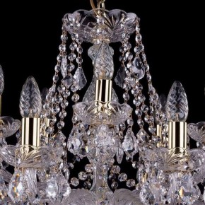 Подвесная люстра Bohemia Ivele Crystal 1413 1413/10+5/300/G/Leafs в Муравленко - muravlenko.mebel24.online | фото 4