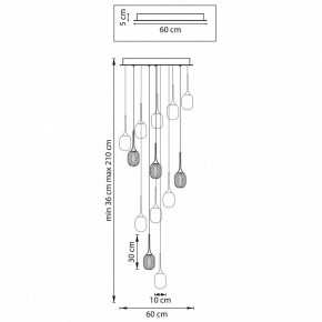 Подвесная люстра Lightstar Acrile 738131 в Муравленко - muravlenko.mebel24.online | фото 7