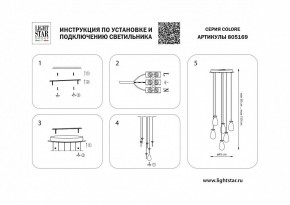 Подвесная люстра Lightstar Colore 805169 в Муравленко - muravlenko.mebel24.online | фото 3