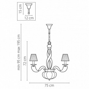 Подвесная люстра Osgona Alveare 702104 в Муравленко - muravlenko.mebel24.online | фото 4