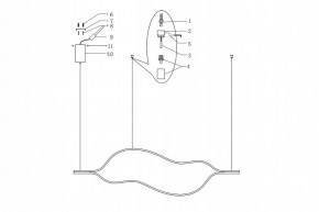 Подвесной светильник Imperiumloft Tape Light TRUDY01 в Муравленко - muravlenko.mebel24.online | фото 8