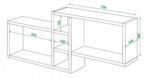 Полка книжная Домино ПК-20 в Муравленко - muravlenko.mebel24.online | фото 3