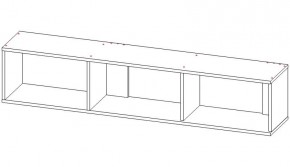 ЛУКСОР-4 Полка навесная (ЦРК.ЛКС.04 полка навесная) в Муравленко - muravlenko.mebel24.online | фото 2
