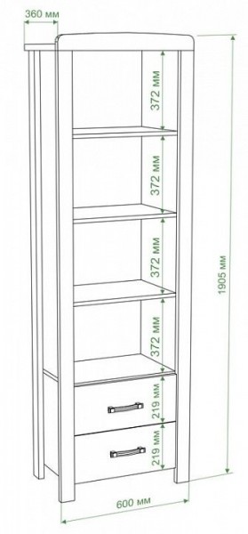 Шкаф для белья Бартоло ВТД-ГФ в Муравленко - muravlenko.mebel24.online | фото 2