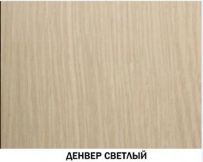 Шкаф для одежды №614 "Инна" Денвер светлый (*без полок) в Муравленко - muravlenko.mebel24.online | фото 2
