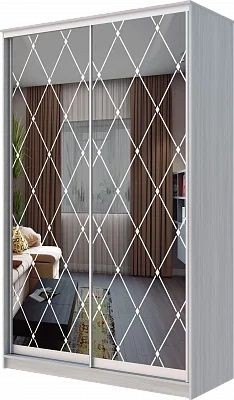 Шкаф-купе ХИТ 24-12-66 РОМБ БОЛЬШОЙ в Муравленко - muravlenko.mebel24.online | фото