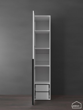 Шкаф Linnea MHR-1-4 2050х400х510 (Белый-М 11.1.1) в Муравленко - muravlenko.mebel24.online | фото 7