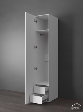 Шкаф Linnea MHR-1PO-3 2050х400х510 (Белый-М 11.1.2) в Муравленко - muravlenko.mebel24.online | фото 5