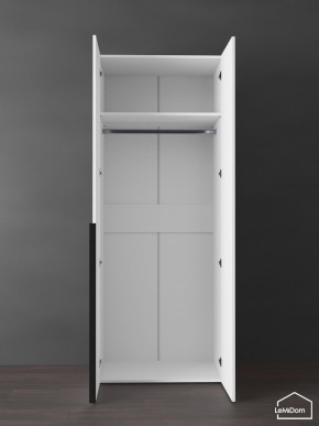 Шкаф Linnea MHR-2 2050х800х510 (Белый-М 11.1.2) в Муравленко - muravlenko.mebel24.online | фото 4