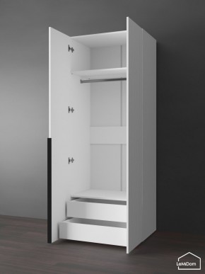 Шкаф Linnea MHR-2-3 2050х800х510 (Белый-М 11.1.2) в Муравленко - muravlenko.mebel24.online | фото 5