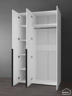 Шкаф Linnea MHR-3-1 2050х1200х510 (Белый-М 11.1.2) в Муравленко - muravlenko.mebel24.online | фото 5